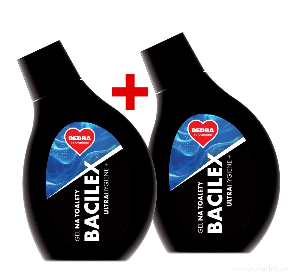 2× BACILEX® | WC gel s 65 % alkoholu | hygienická čistota bez chlóru | 2× 500 ml