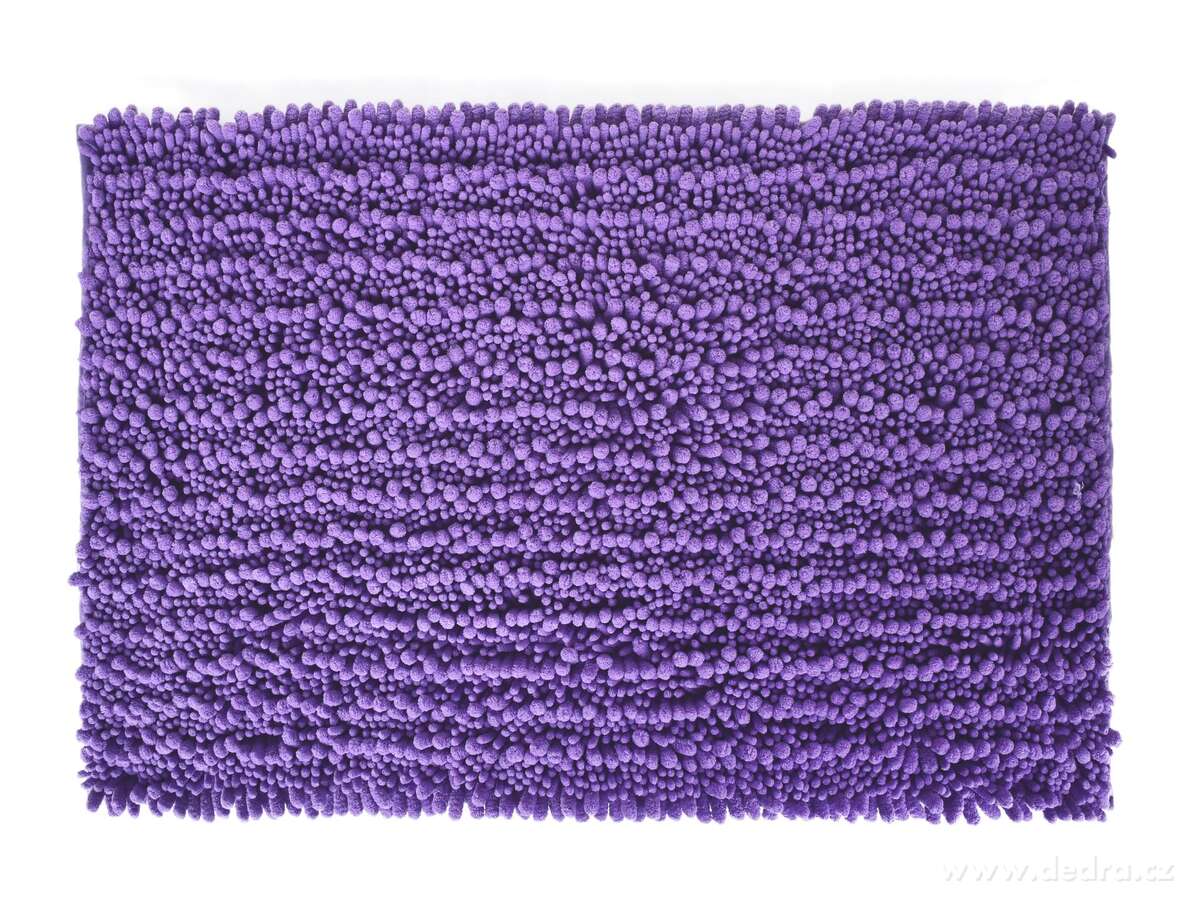 SASANKA® | koupelnová předložka | 80 × 50 cm | jemné 3D mikrovlákno | protiskluzová úprava | šeříková