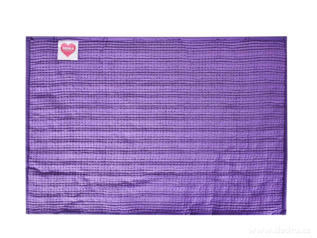 SASANKA® | koupelnová předložka | 80 × 50 cm | jemné 3D mikrovlákno | protiskluzová úprava | šeříková