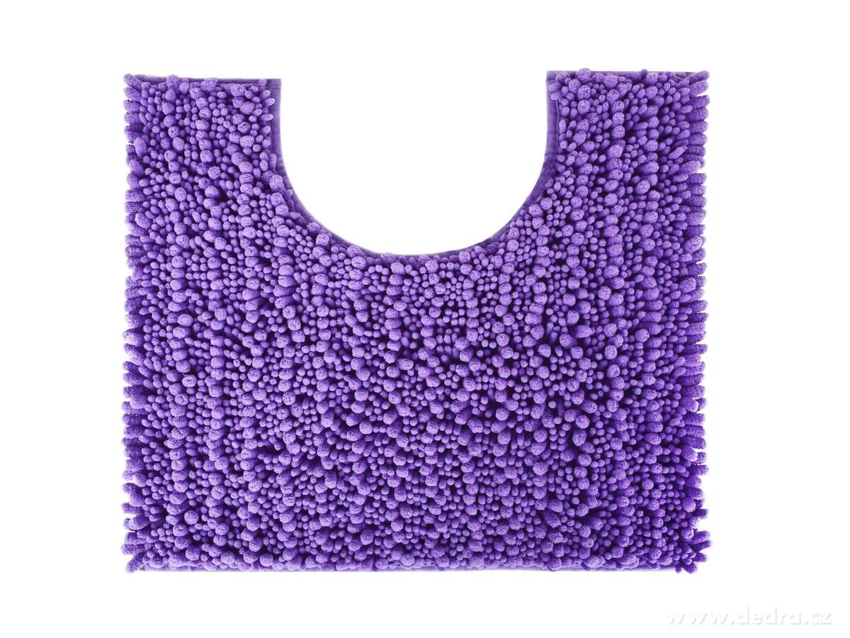 SASANKA® | WC předložka | 50 × 45 cm | jemné 3D mikrovlákno | protiskluzová úprava | šeříková