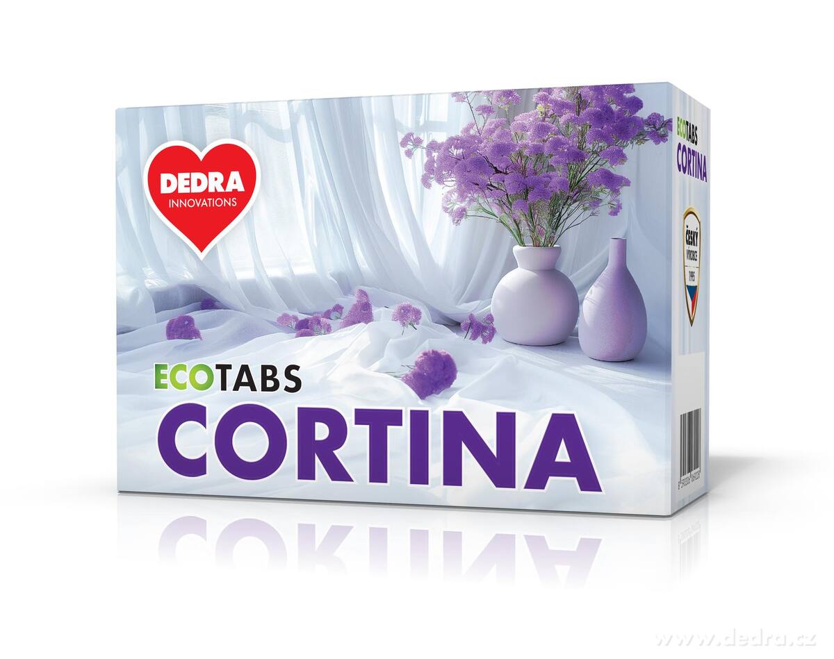 EKO prací tablety na záclony, krajky a bílé spodní prádlo ECOTABS CORTINA