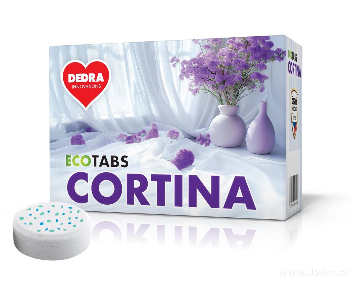 EKO prací tablety na záclony, krajky a bílé spodní prádlo ECOTABS CORTINA
