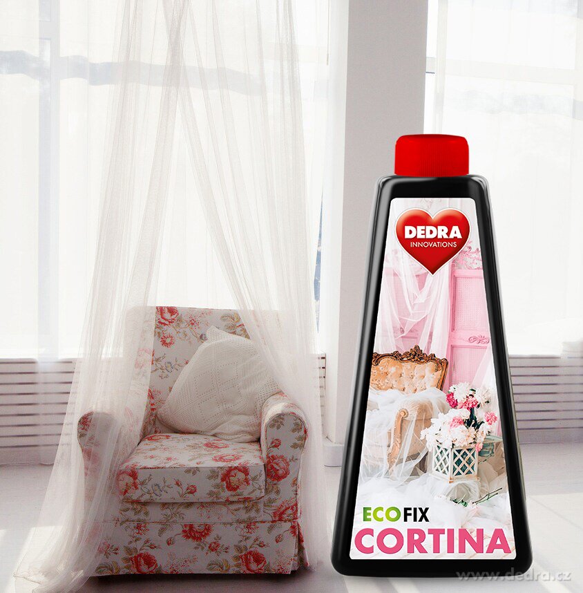 EKO tužidlo na záclony, krajky a speciální prádlo ECOFIX CORTINACORTINA