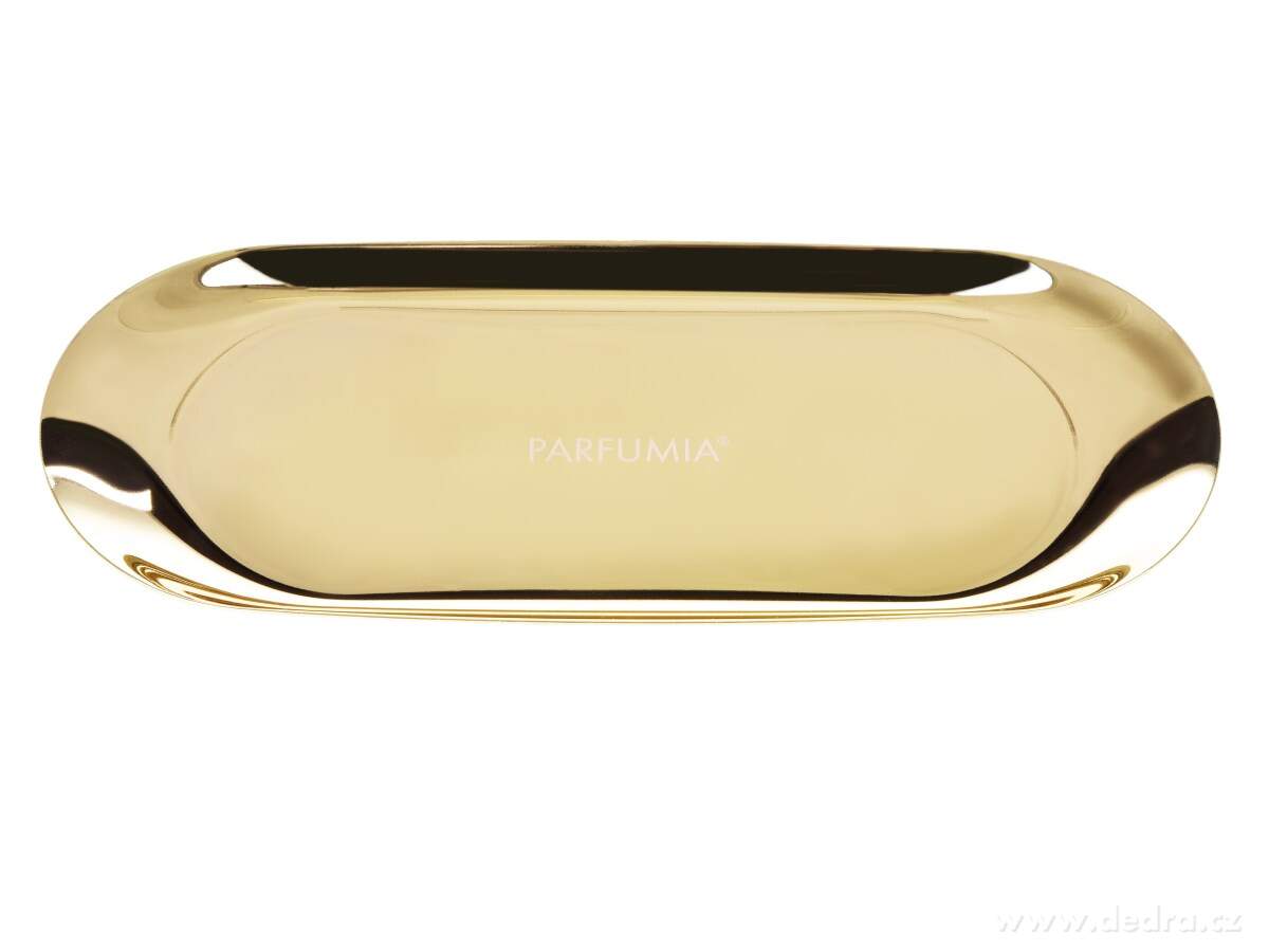 PARFUMIA® | Zlatý podnos z nerez oceli | 23 cm | na svíčky & doplňky