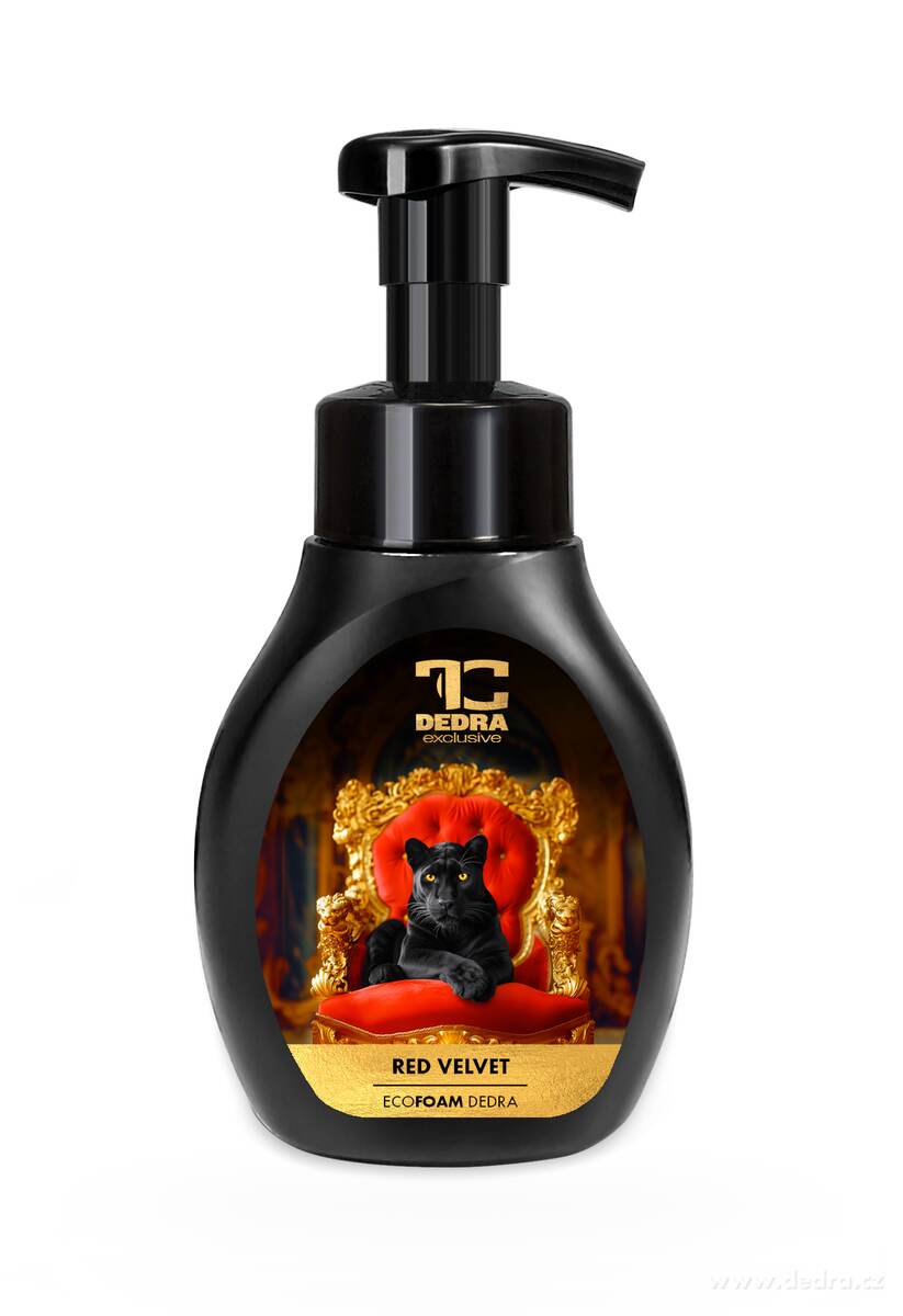 RED VELVET | šetrné pěnové mýdlo na ruce & tělo | 300 ml