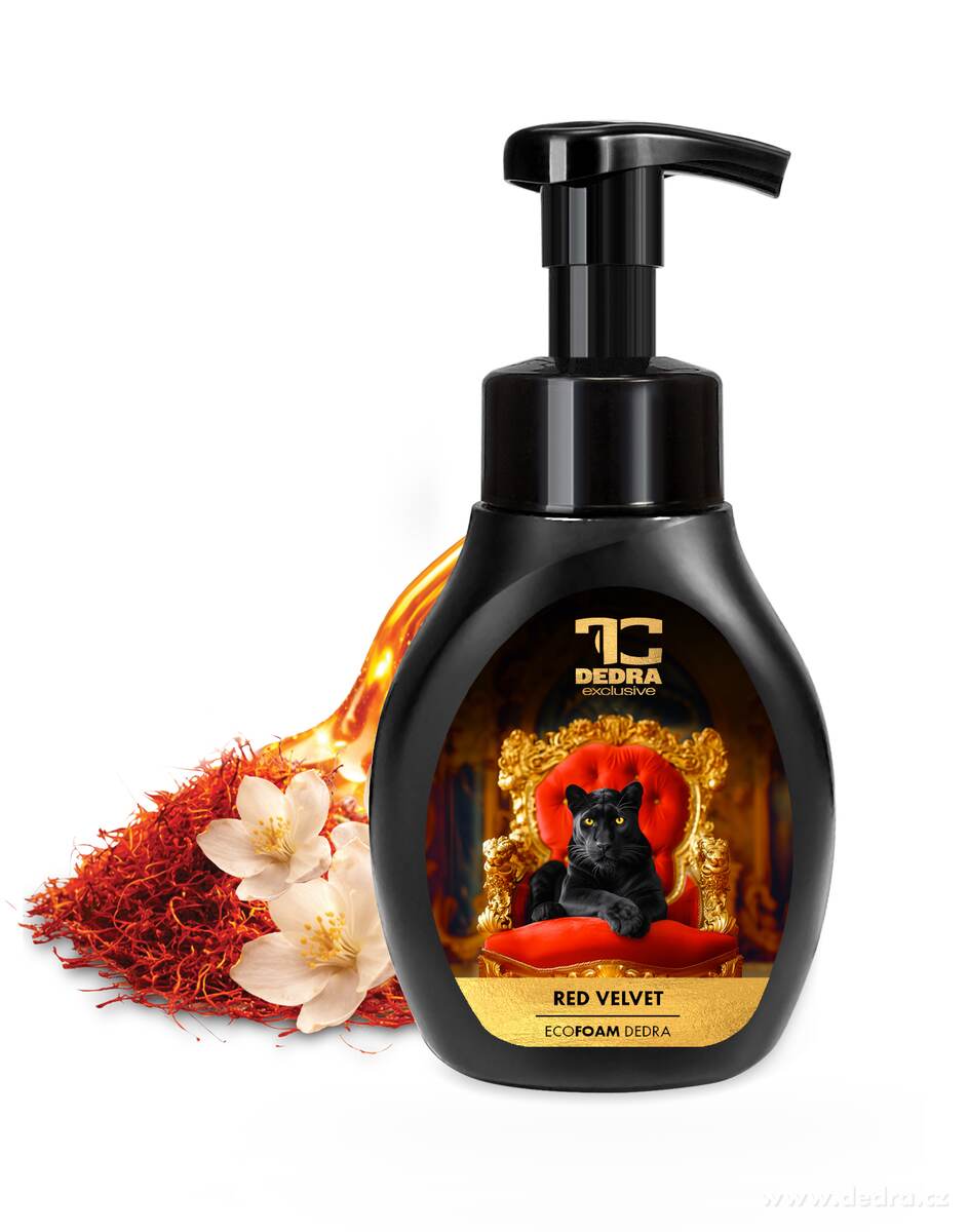 RED VELVET | šetrné pěnové mýdlo na ruce & tělo | 300 ml