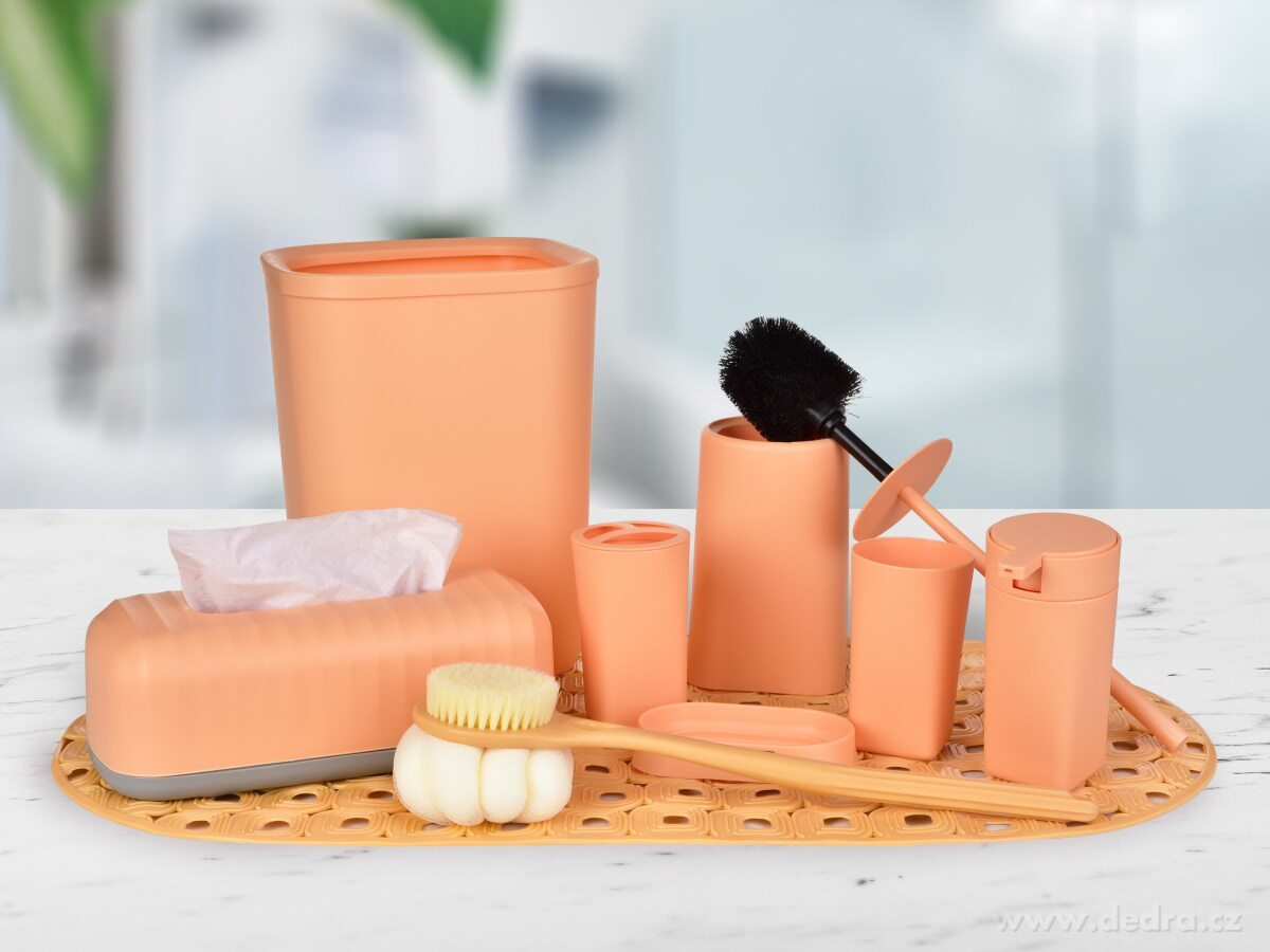 SPA | sada koupelnových doplňků | 6 dílů | meruňková