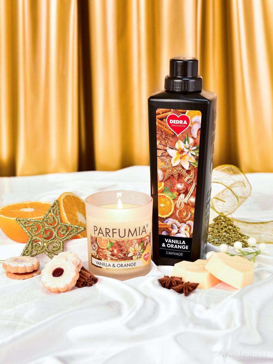 VANILLA & ORANGE | sójový vosk do aromalampy | PARFUMIA® | 40 ml