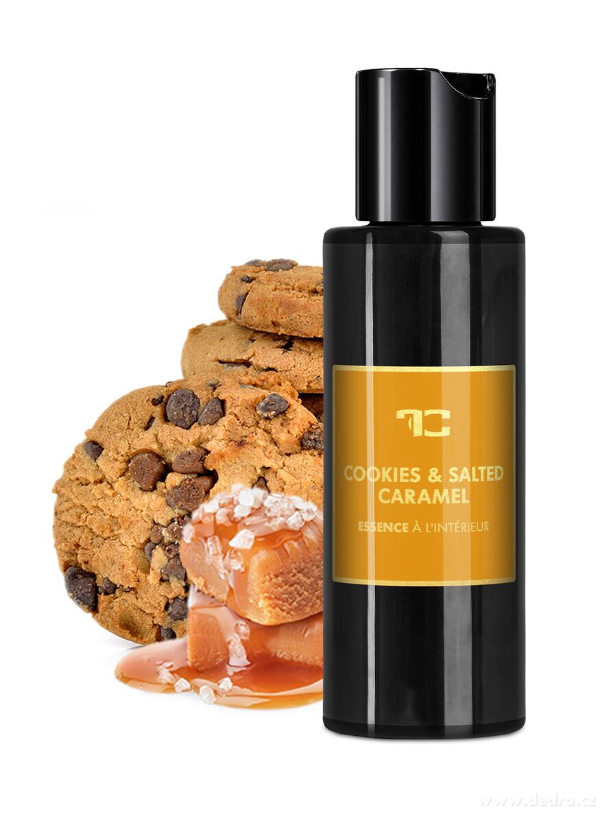 COOKIES & SALTED CARAMEL | parfémová esence do aromalamp & difuzérů | PARFUMIA® ESSENCE À L'INTÉRIEUR | 100 ml