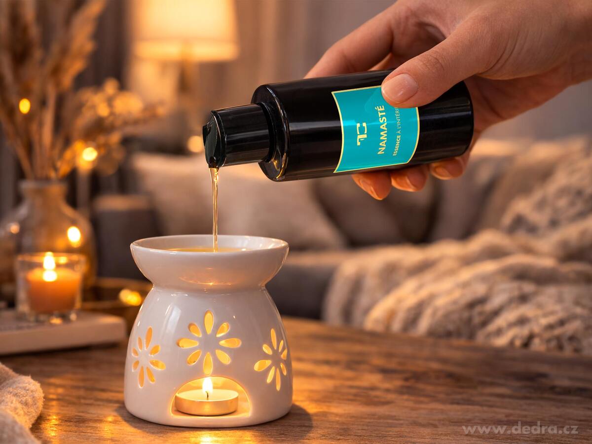 NAMASTÉ | parfémová esence do aromalamp & difuzérů | PARFUMIA® ESSENCE À L'INTÉRIEUR | 100 ml