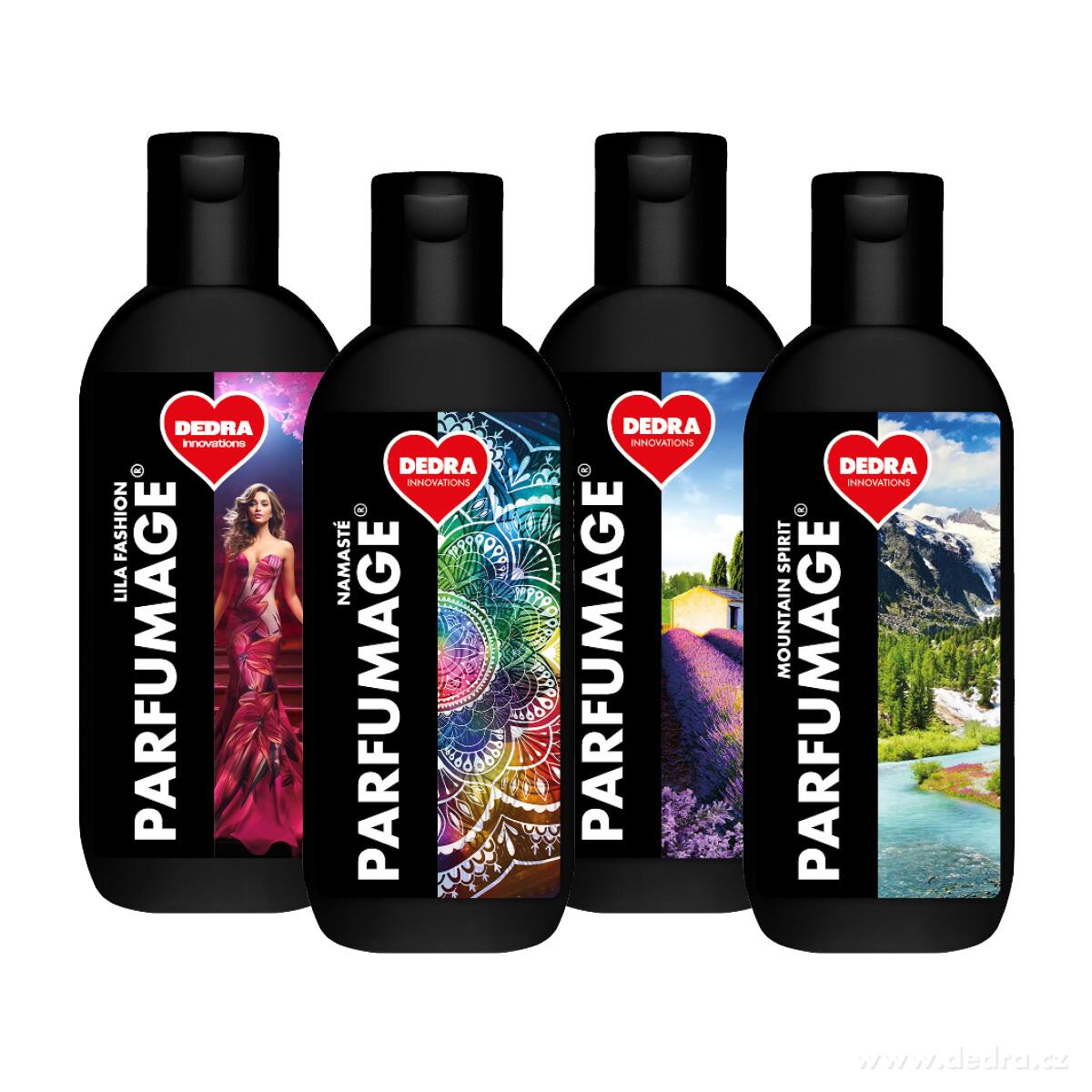 Discovery sada 5 ks | parfémy na praní & úklid | PARFUMAGE | řada LEGENDS | 5 x 100 ml