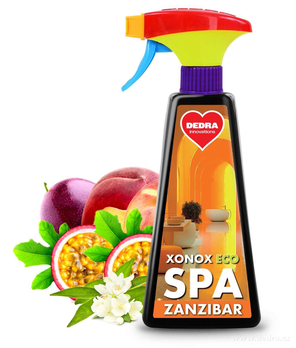 XONOX SPA | Extra silný čistič koupelny | vodoodpudivý efekt & ECO složení | ZANZIBAR | 500 ml