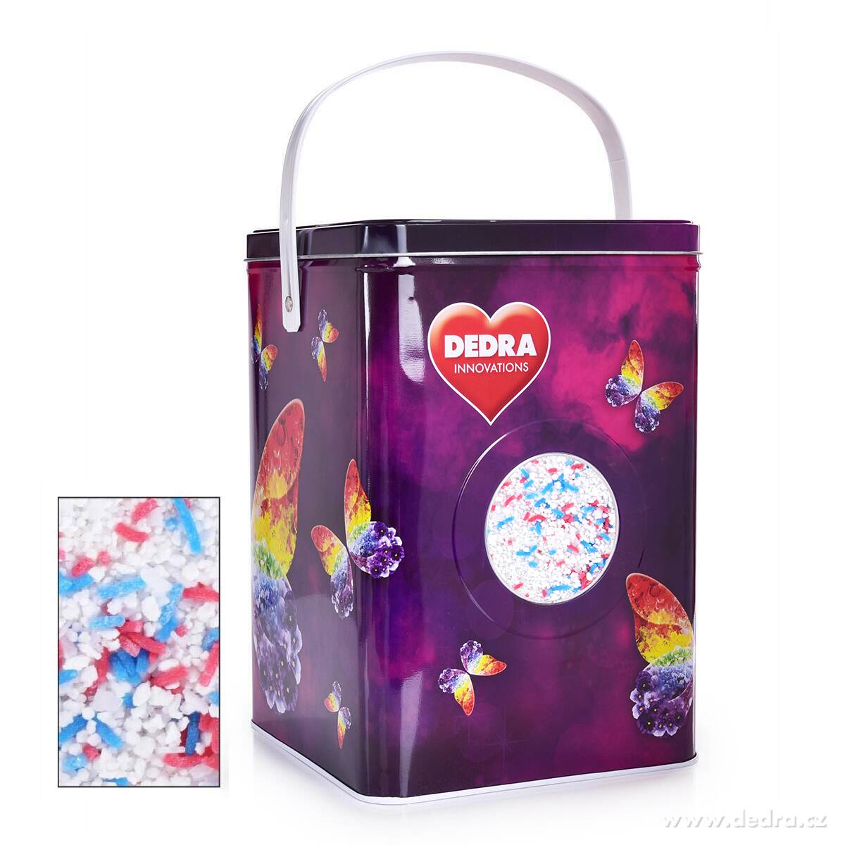 COLORITO | Prací prášek na barevné prádlo | zářivé barvy & enzymy | ECORAPID | 90 praní + dóza zdarma