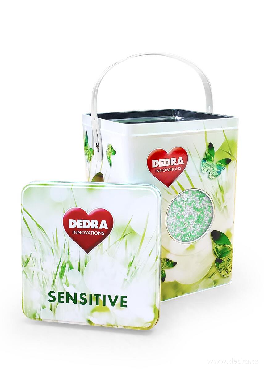 SENSITIVE | Prací prášek pro citlivou pokožku & miminka + kovová dóza zdarma | 90 praní