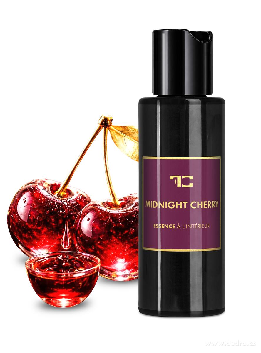 MIDNIGHT CHERRY | parfémová esence do aromalamp & difuzérů | PARFUMIA® ESSENCE À L'INTÉRIEUR | 100 ml