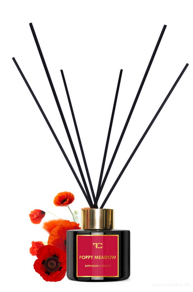POPPY MEADOW | tyčinkový difuzér | PARFUMIA® | 100 ml