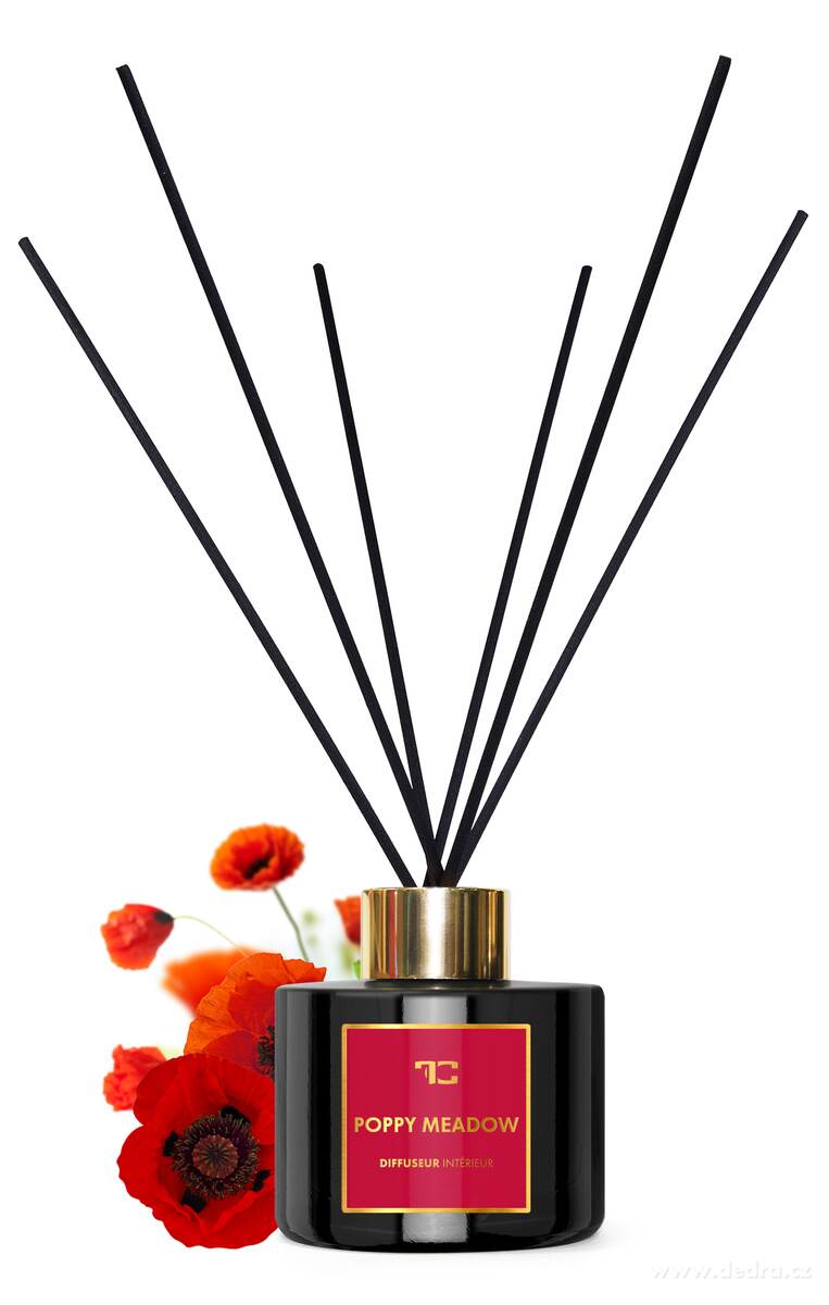 POPPY MEADOW | difuzér s FLOW květinou & tyčinkami | PARFUMIA® | 200 ml