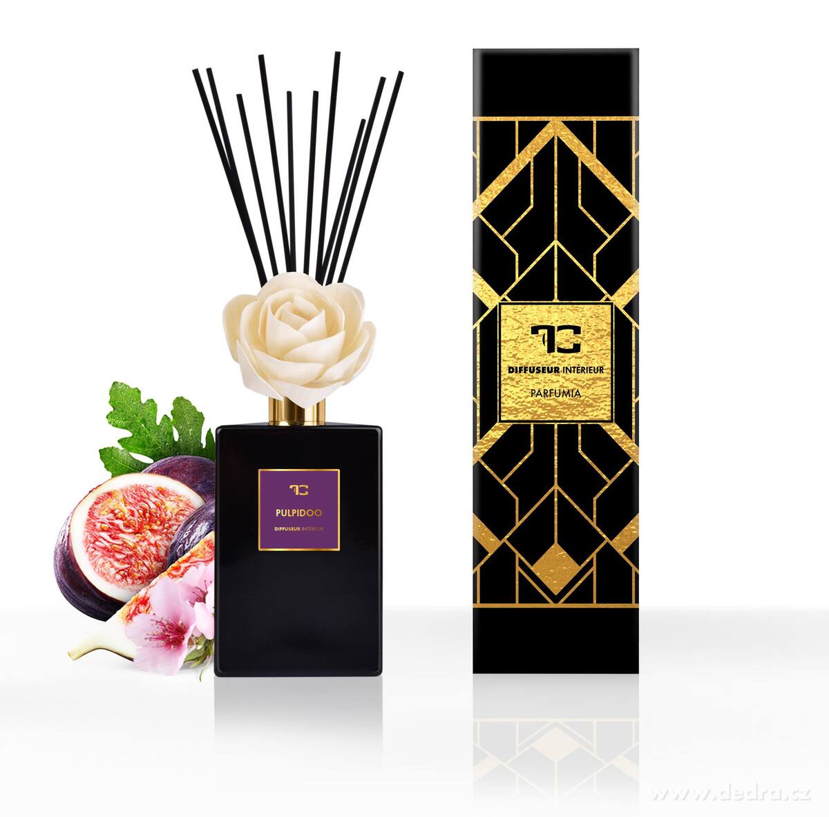 PULPIDOO | XL difuzér s tyčinkami | PARFUMIA® | 500 ml