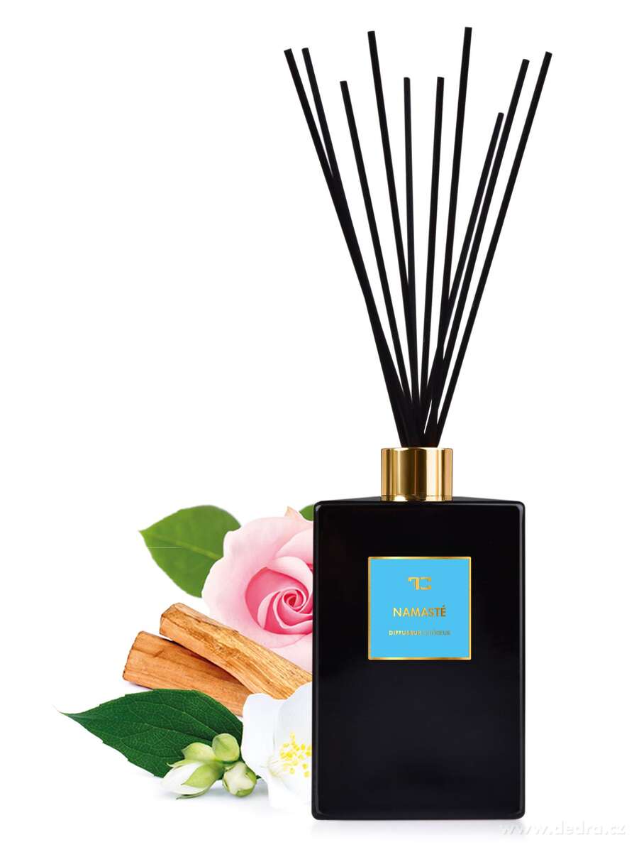NAMASTÉ | XL difuzér s FLOW květinou & tyčinkami | PARFUMIA® | 500 ml