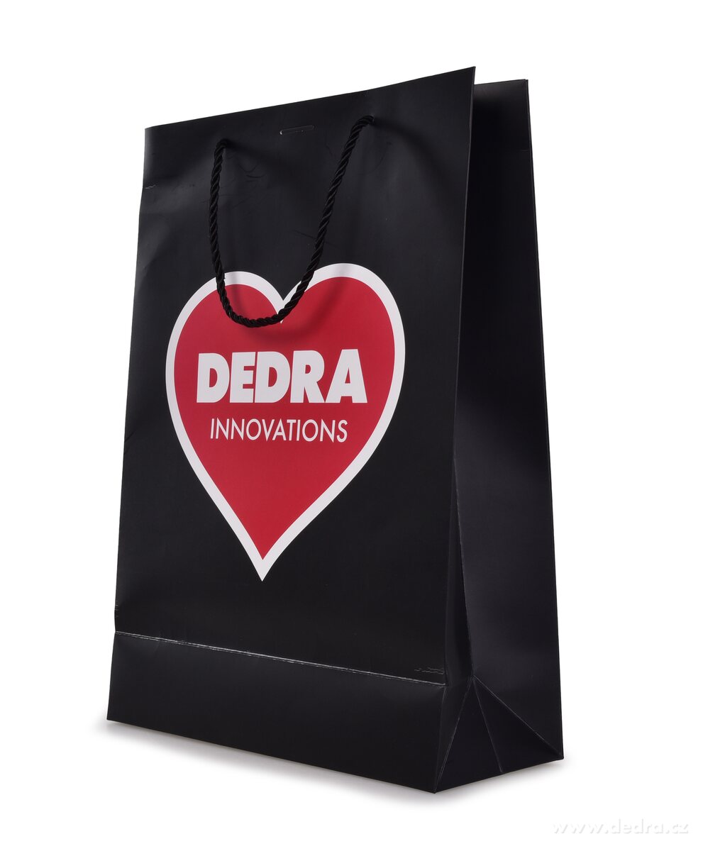 Dárková taška DEDRA s bílou stuhou