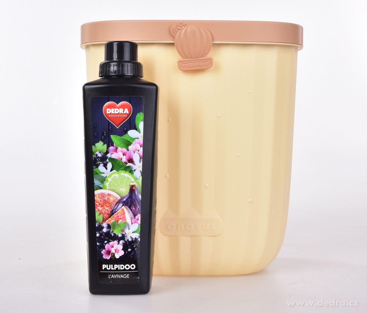 CACTUS | 9 L | elegantní odpadkový koš bez víka s odnímatelným rámečkem