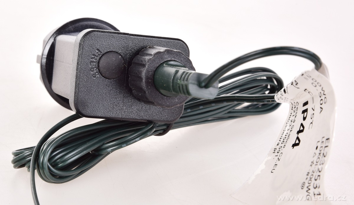 ADAPTÉR | pro LED světelný déšť | až 6 propojení | 3 m kabel | venkovní použití