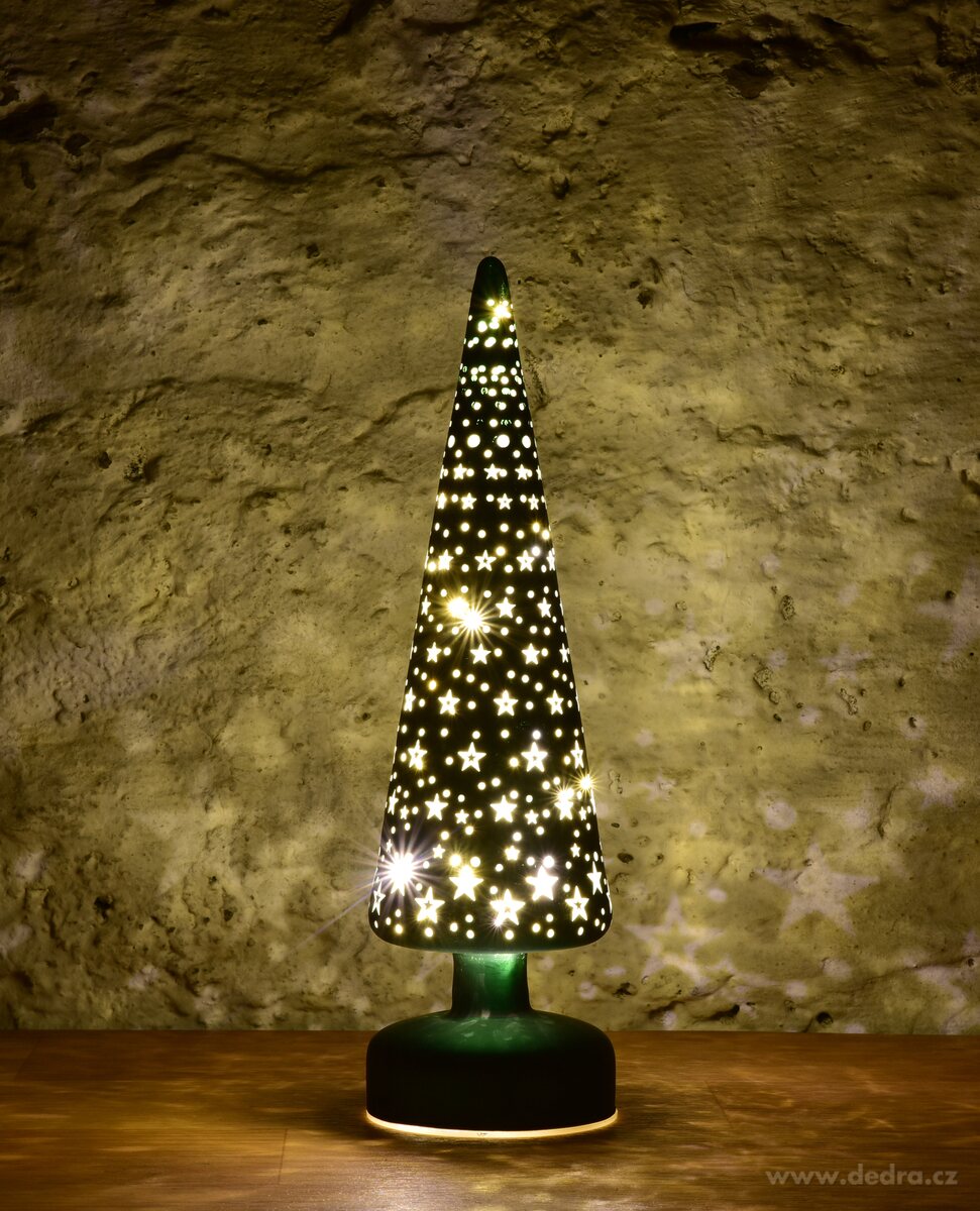 30,5 cm LED svítící stromeček