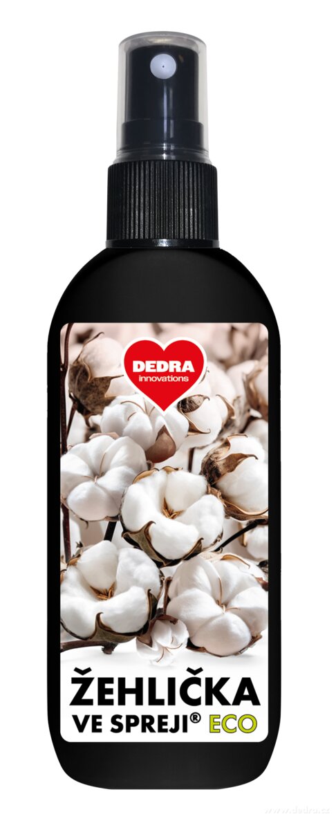 ECO žehlička ve spreji® | WHITE COTTON | na vyrovnání skladů a záhybů na oblečení