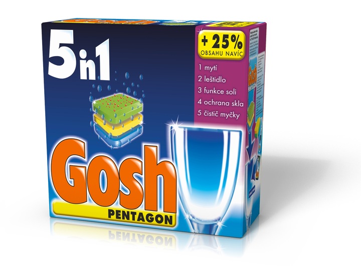 Prostředky do myček nádobí. - Ukázka obalu z dřívějšího období. Prostředky do myček nádobí. - Ukázka obalu z dřívějšího období.