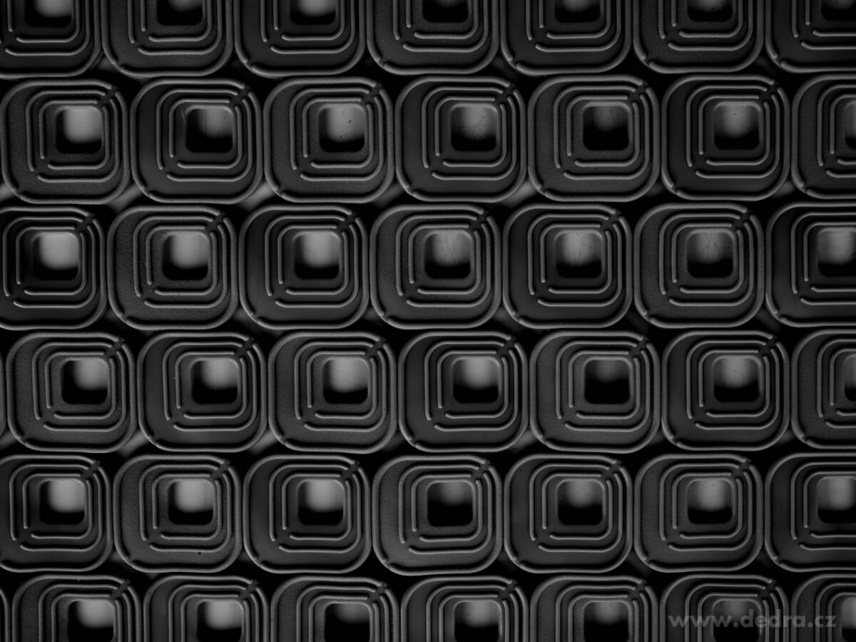 SPA | protiskluzová podložka do vany & sprchy | černá | 70 × 39 cm