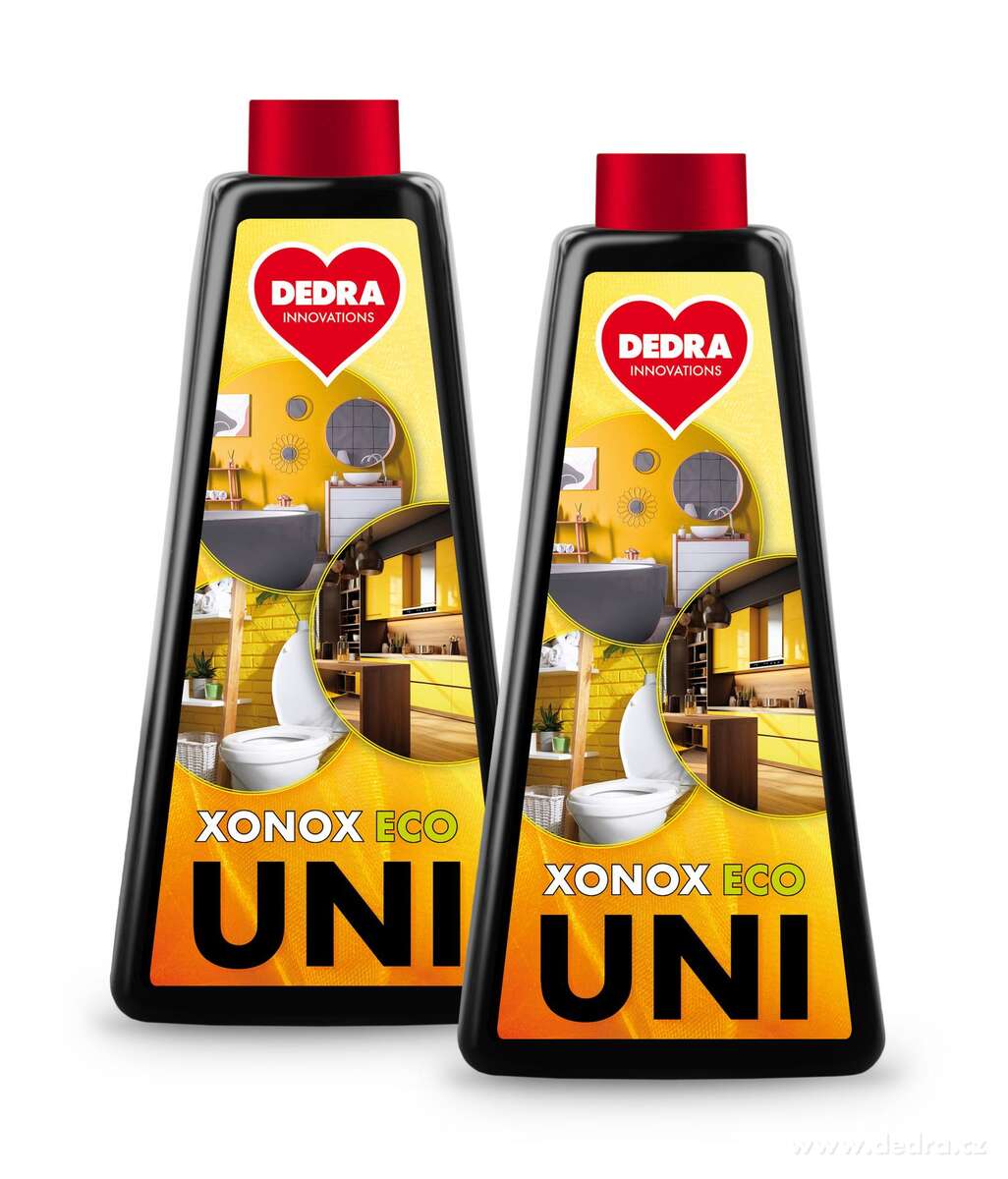 2× XONOX UNI | Univerzální pěnový čistič na hladké povrchy | 2× 500 ml (náplně bez pumpičky)