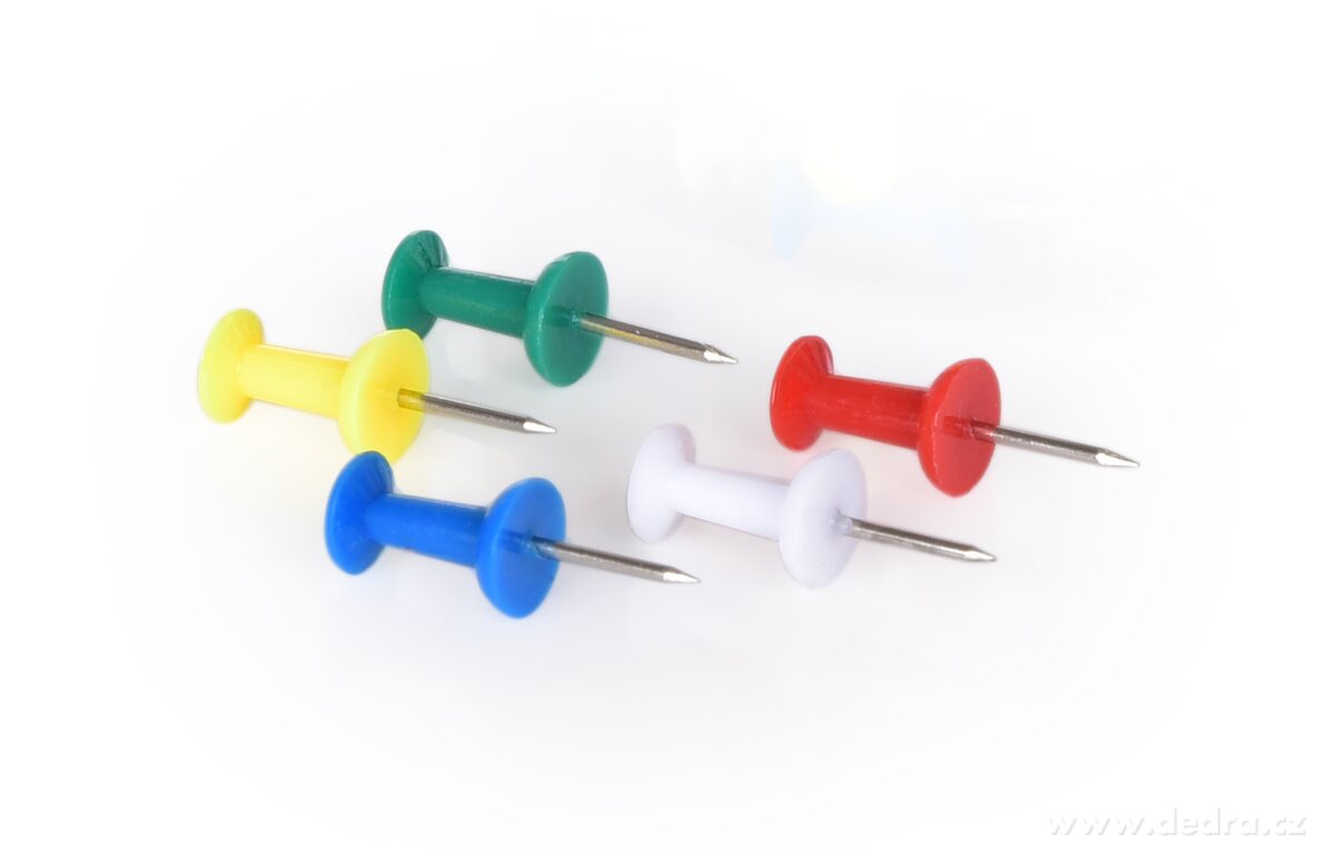 50 ks připínáčků pro nástěnky a tabule