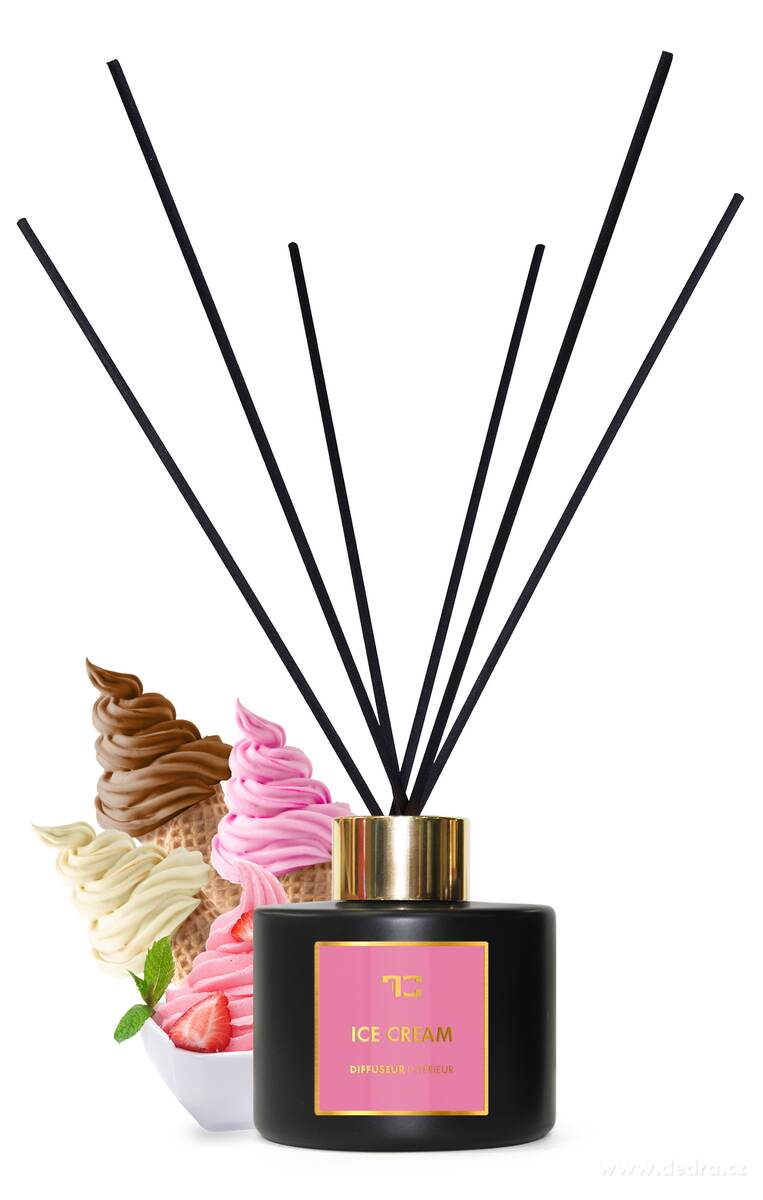 ICE CREAM difuzér s FLOW kvetinou a tyčinkami PARFUMIA®