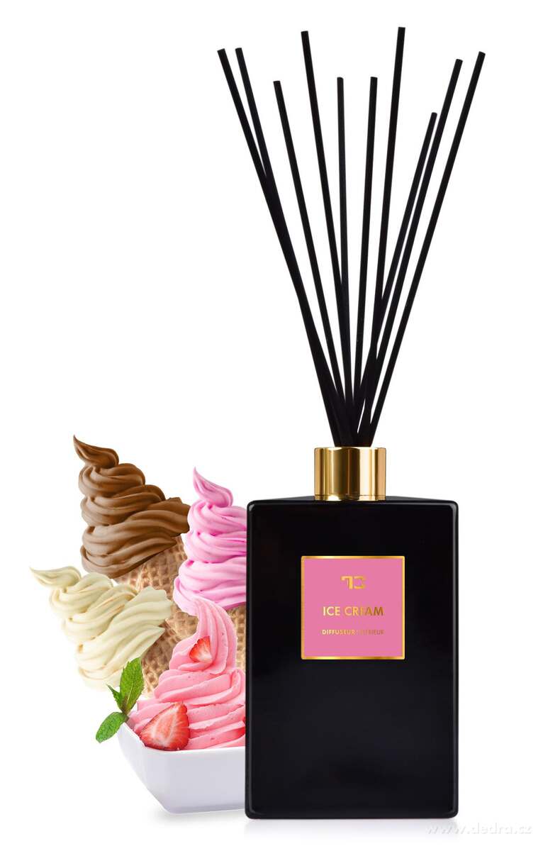 ICE CREAM XL difuzér s FLOW kvetinou a tyčinkami PARFUMIA® 