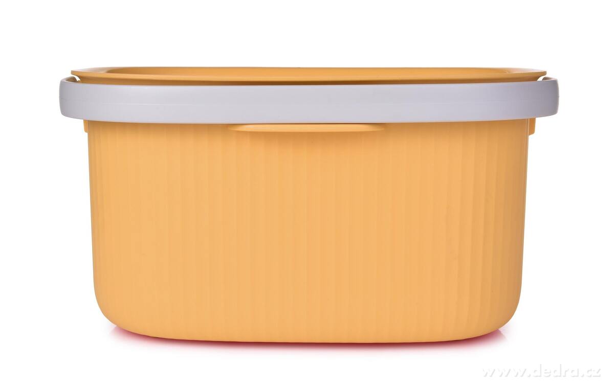 PRAKTIK | 2,5 L oválný plastový kbelík s madlem na přenášení