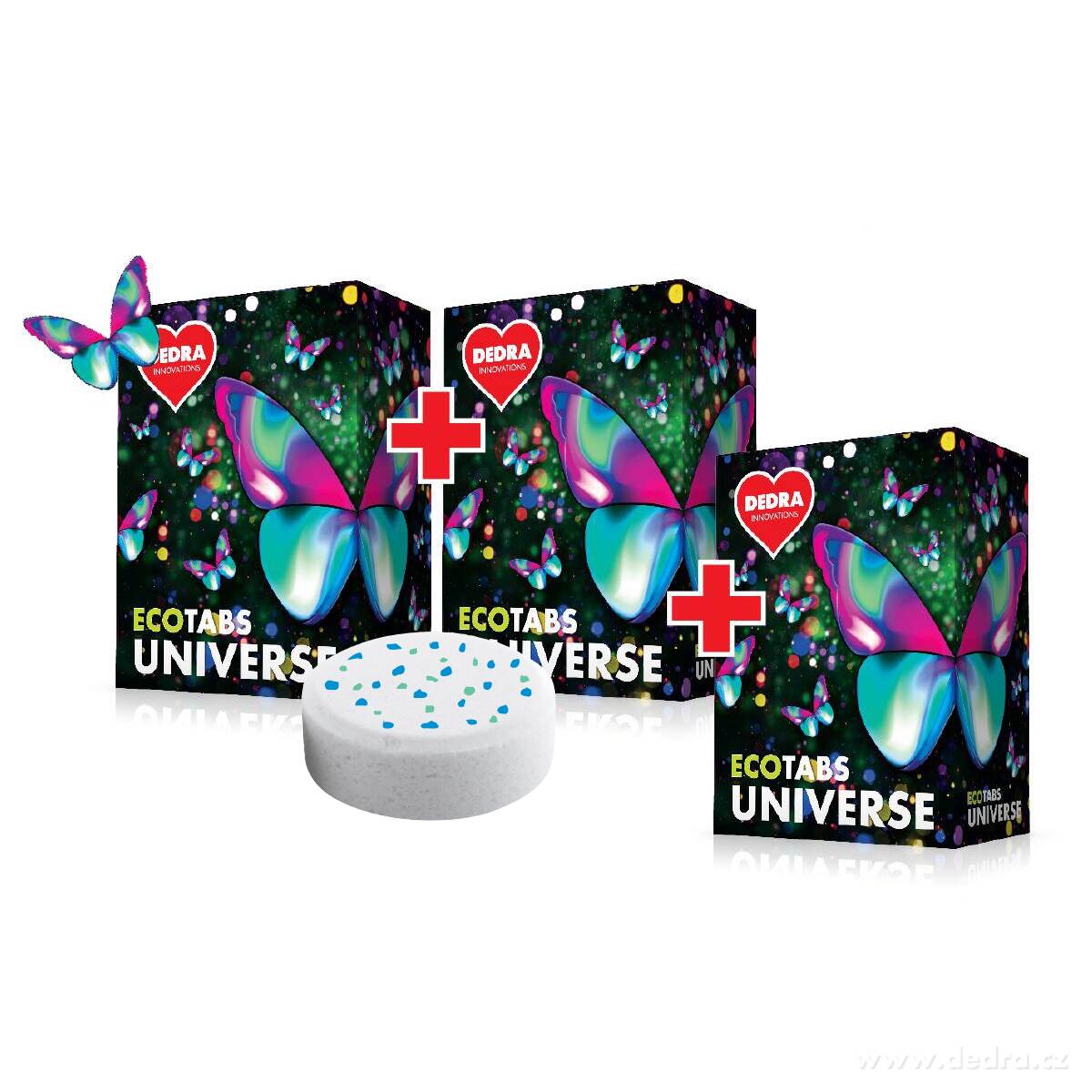 3× UNIVERSE | Tablety na bílé & barevné prádlo | ECOTABS | 78 praní