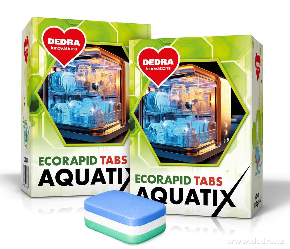 2× AQUATIX | multifunkční tablety do myčky | 120 mytí