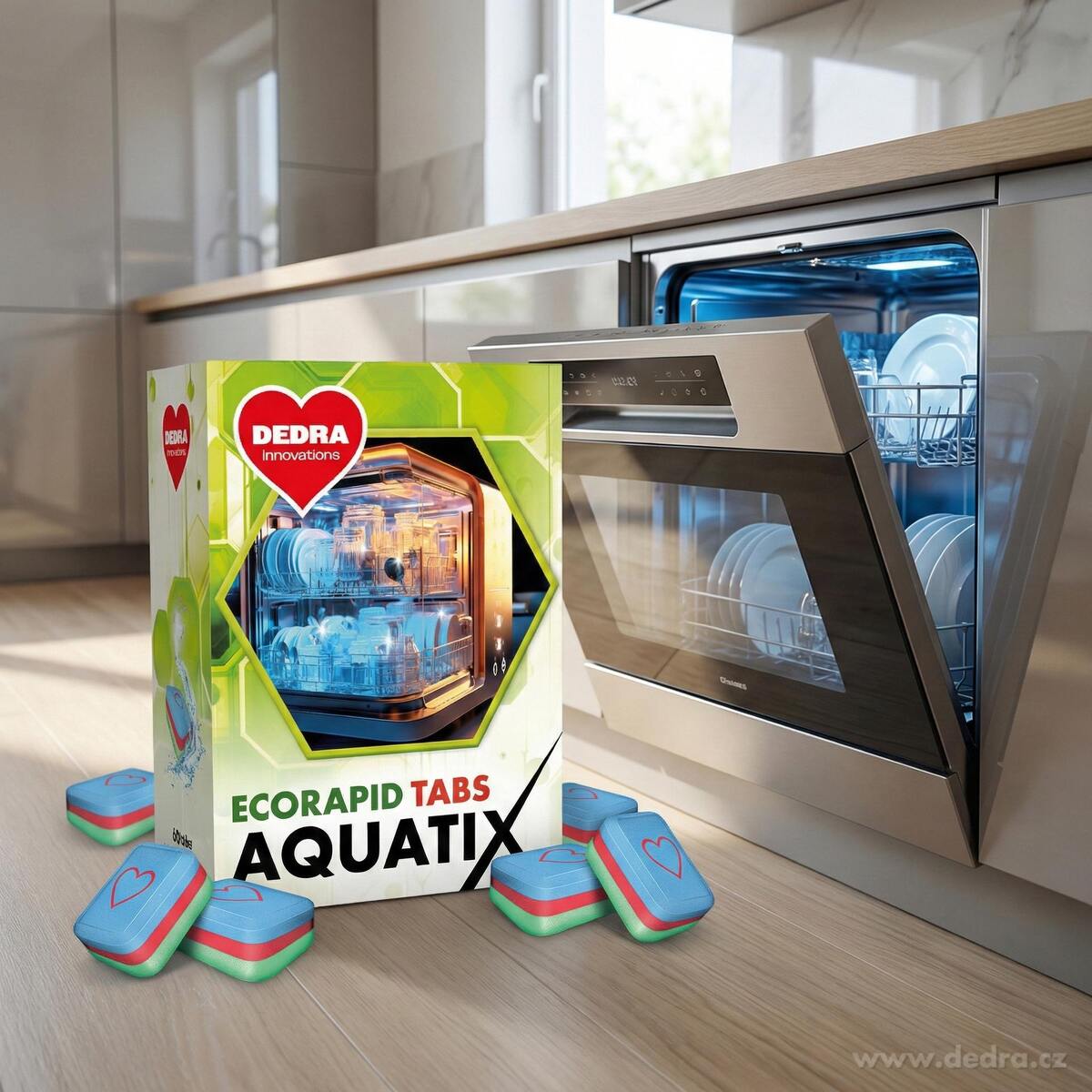 2× AQUATIX | multifunkční tablety do myčky | 120 mytí
