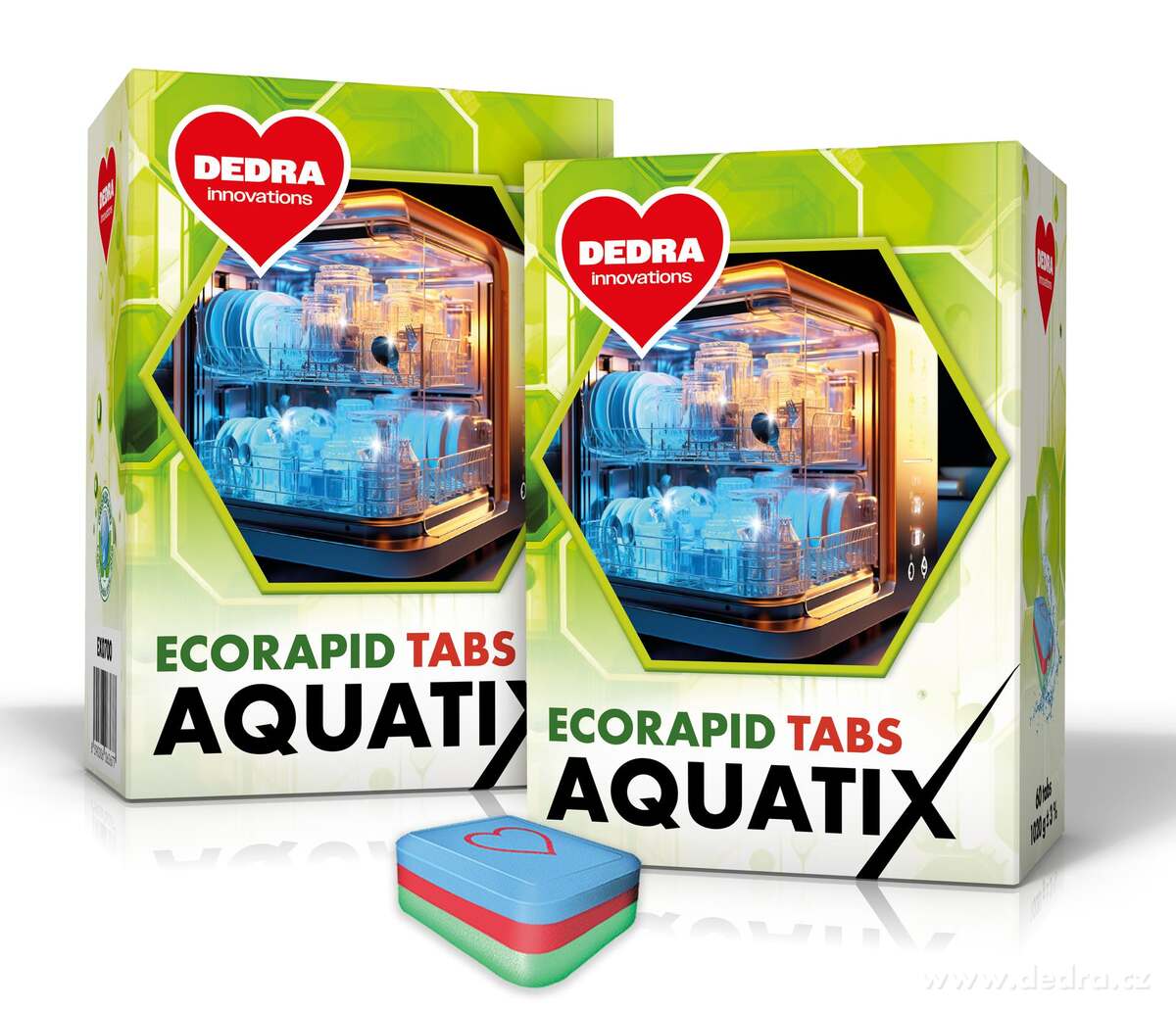 2× AQUATIX | multifunkční tablety do myčky | 120 mytí