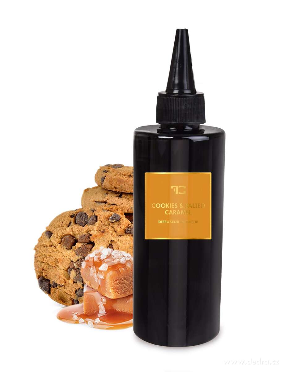 COOKIES & SALTED CARAMEL | náhradní náplň do difuzéru FLOW & tyčinky | PARFUMIA® | 200 ml
