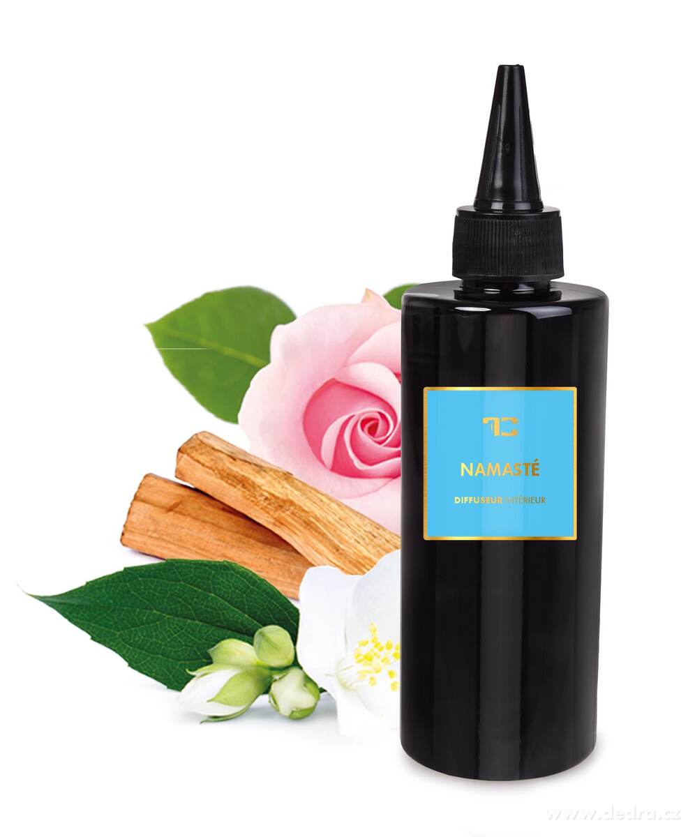 NAMASTÉ | náhradní náplň do difuzéru FLOW & tyčinky | PARFUMIA® | 200 ml