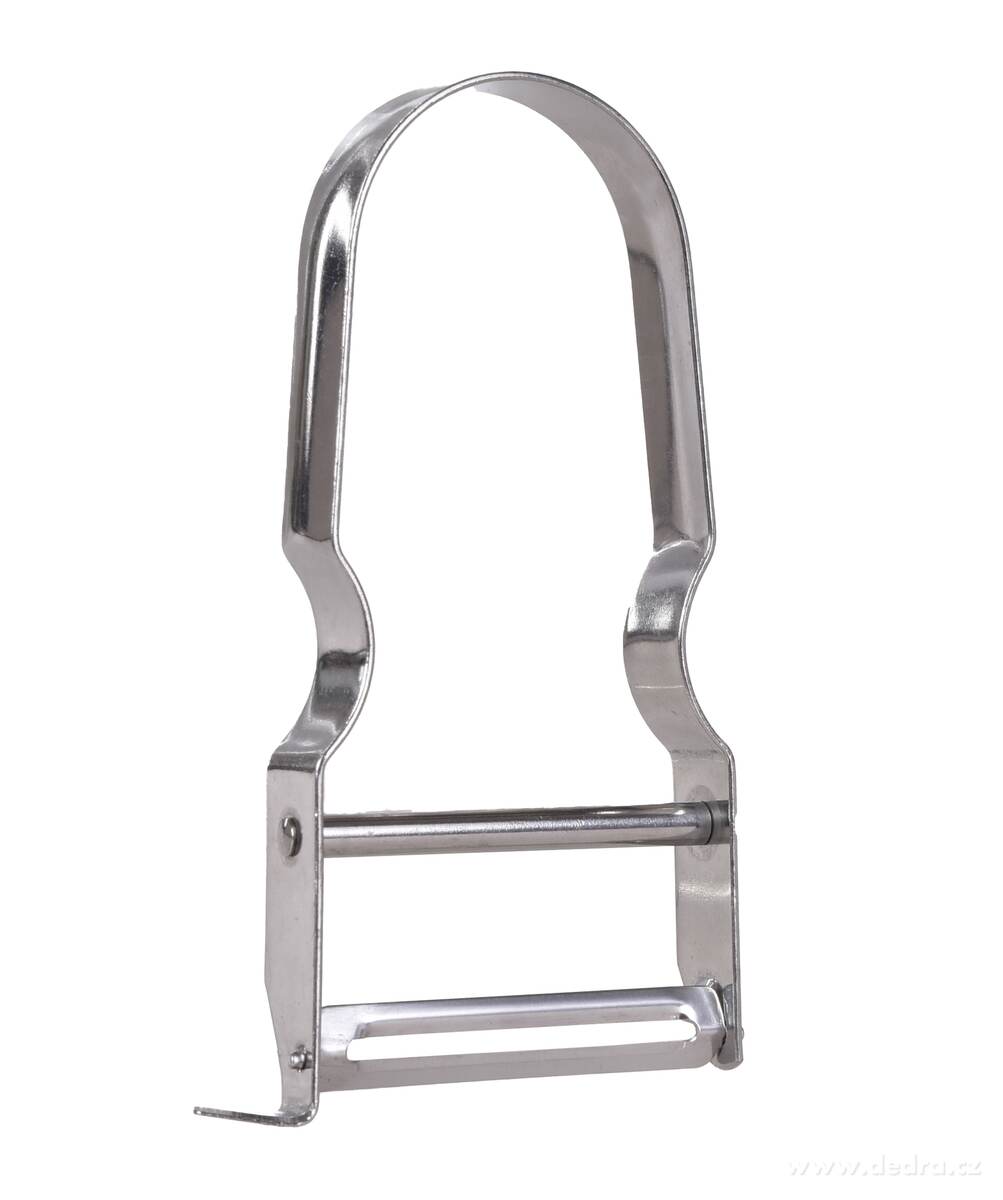 CHEF | nerezová kuchyňská škrabka | 6,5 cm | hladká čepel na zeleninu