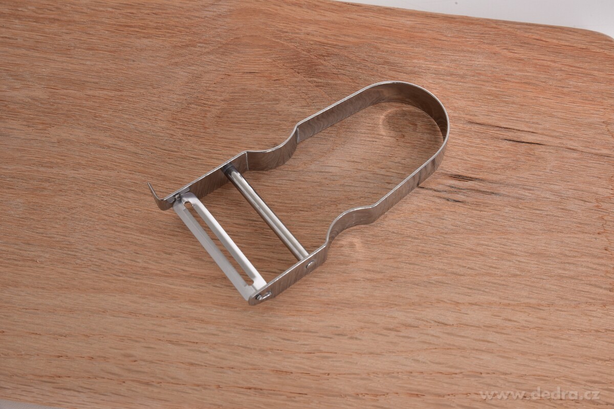 CHEF | nerezová kuchyňská škrabka | 6,5 cm | hladká čepel na zeleninu