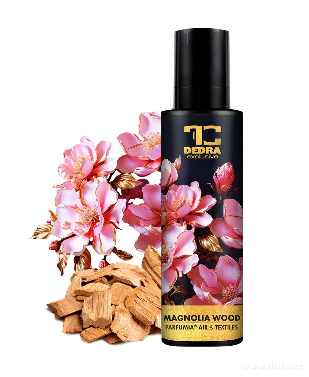 MAGNOLIA WOOD | Osvěžovač vzduchu & textilií | luxusní parfémový sprej | 200 ml