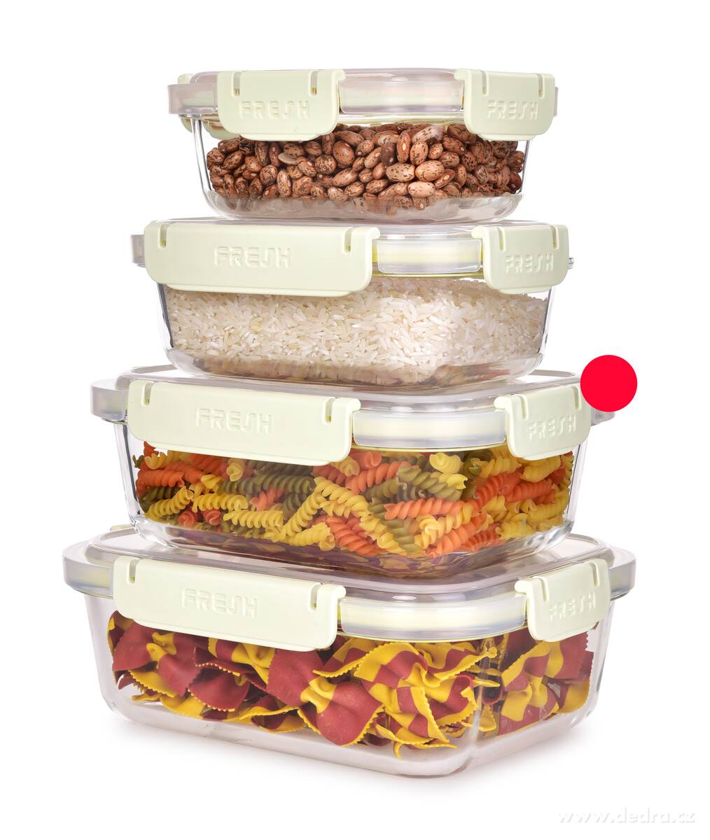 CVAK&CVAK sklenená dóza na potraviny 1000 ml