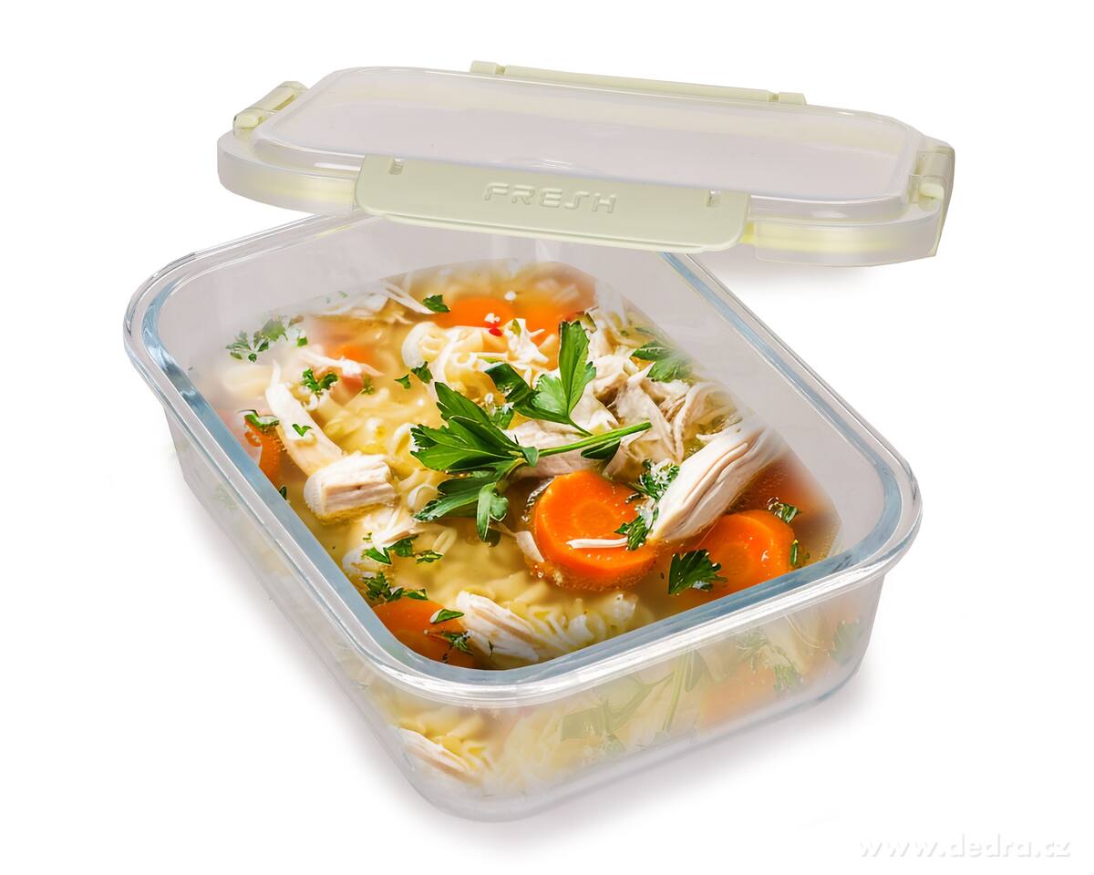 CVAK&CVAK sklenená dóza na potraviny 1300 ml