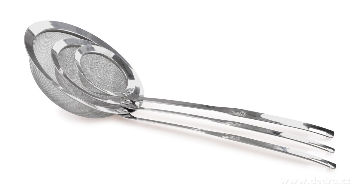 CHEF | nerezové sítko cedník s dlouhou rukojetí | 8,5 cm