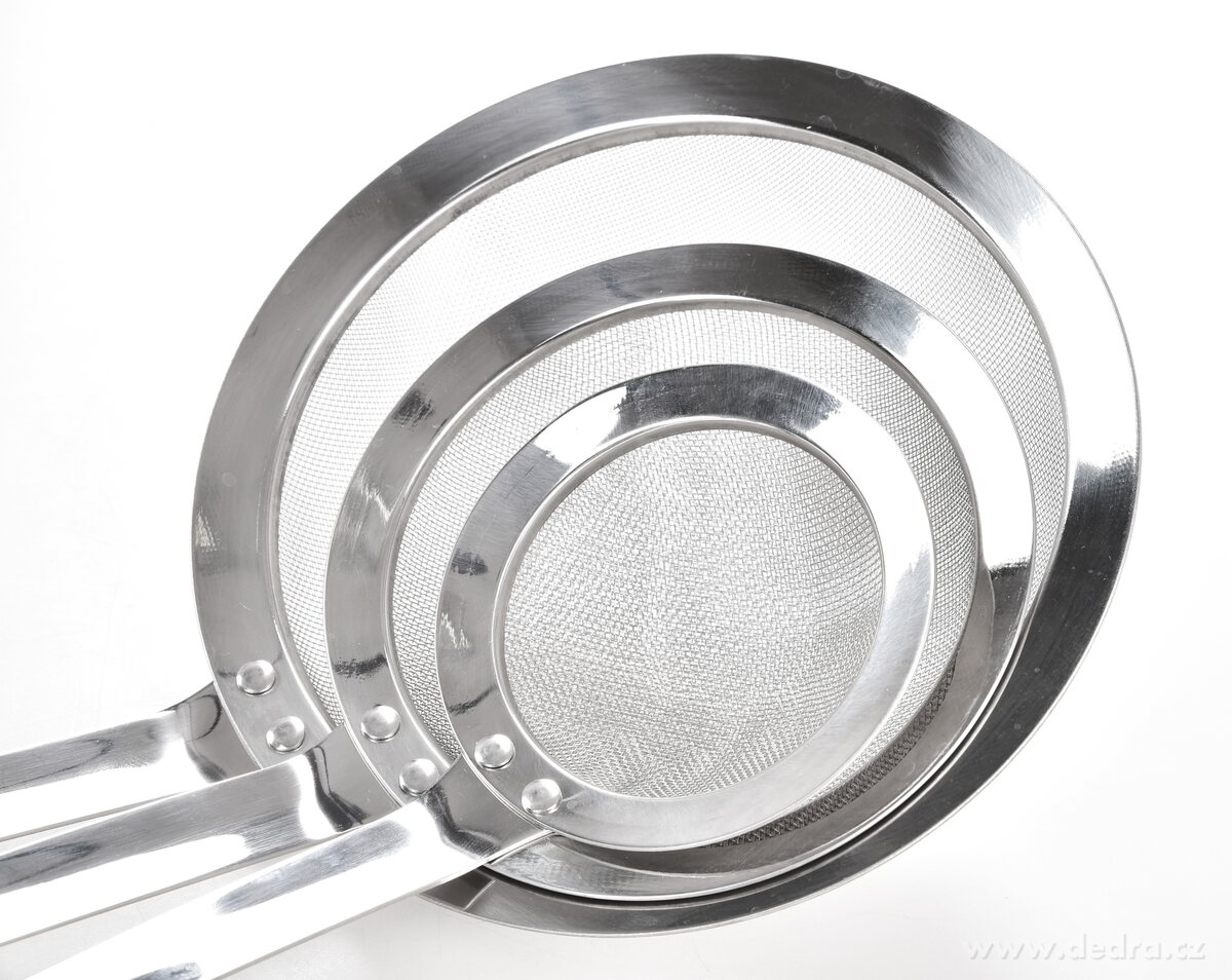 CHEF | nerezové sítko cedník s dlouhou rukojetí | 8,5 cm