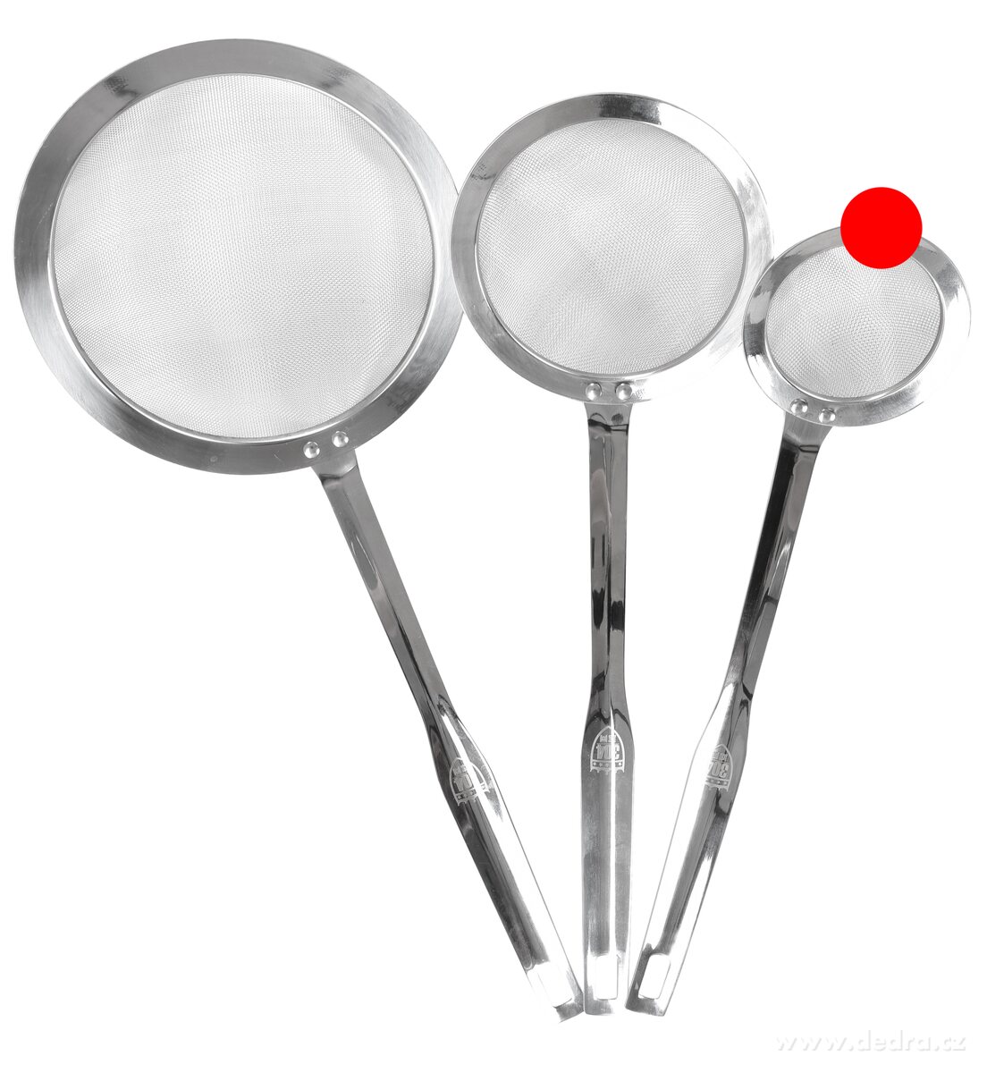 CHEF | nerezové sítko cedník s dlouhou rukojetí | 8,5 cm