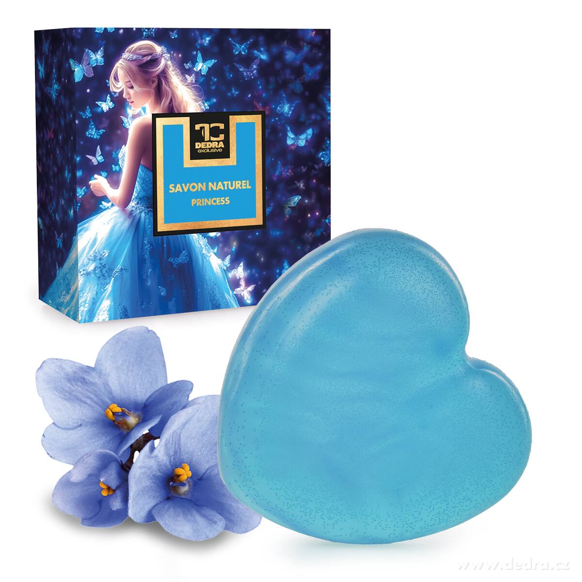 PRINCESS | ručně vyráběné rostlinné mýdlo s kokosovým olejem & glycerinem | 85 g